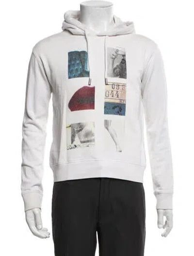 Pre-owned Dsquared2 Graphic Print Crew Neck Hoodie In Black