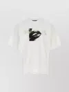 Dsquared2 Graphic Print Crew Neck Short Sleeve T-shirt In White