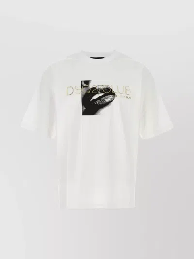 DSQUARED2 GRAPHIC PRINT CREW NECK SHORT SLEEVE T-SHIRT