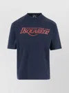 Dsquared2 Graphic Print Crew Neck Short Sleeves T-shirts In Blue