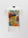 Dsquared2 White Graphic Print T-shirt