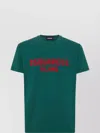 Dsquared2 Graphic Print Crew Neck T-shirt In Cyan