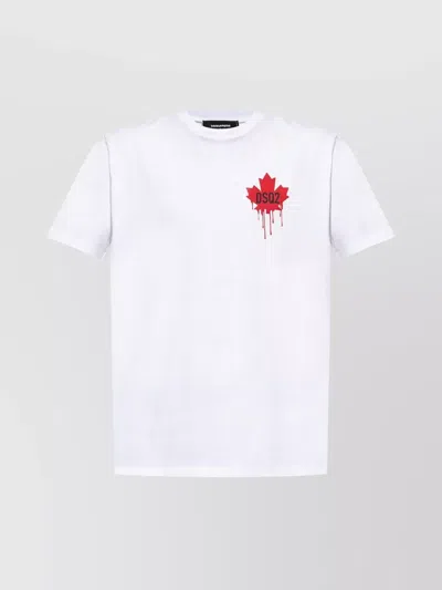 DSQUARED2 GRAPHIC PRINT CREW NECK T-SHIRT