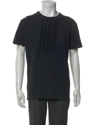 Pre-owned Dsquared2 Graphic Print Crew Neck T-shirt In Black