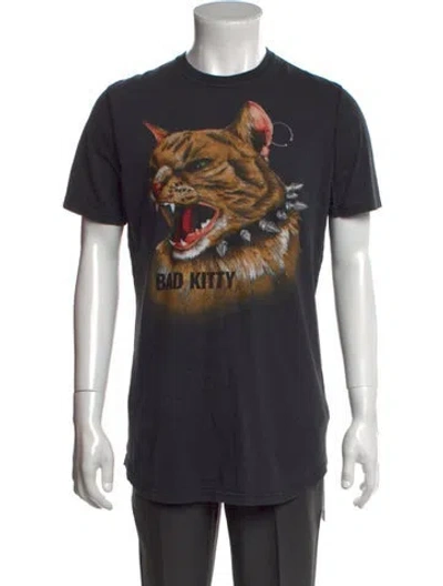 Pre-owned Dsquared2 Graphic Print Crew Neck T-shirt In Black
