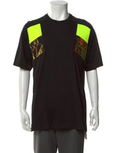 Pre-owned Dsquared2 Graphic Print Crew Neck T-shirt In Black