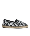 Dsquared2 Man Espadrilles Black Size 9 Textile Fibers In Black