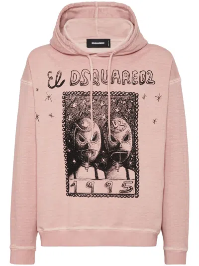 DSQUARED2 GRAPHIC-PRINT HOODIE