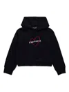 Dsquared2 Graphic-print Hoodie In Black