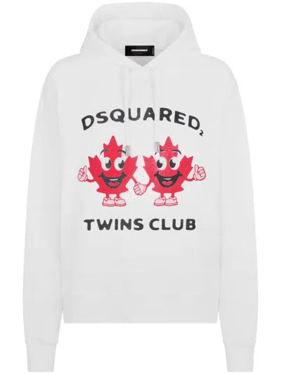 Dsquared2 Hoodie Mit Grafischem Print In Multicolor