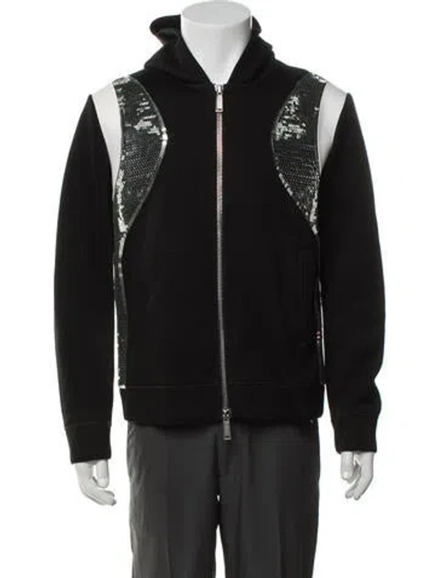 Pre-owned Dsquared2 Graphic Print Jacket In Black