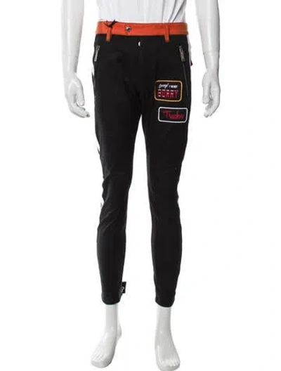 Pre-owned Dsquared2 Graphic Print Joggers In Black