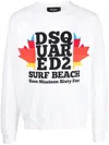 Dsquared2 Graphic-print Long-sleeve Sweatshirt In White