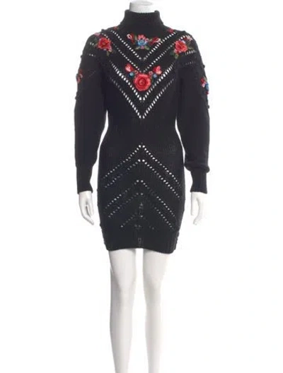 Pre-owned Dsquared2 Graphic Print Mini Dress In Multi