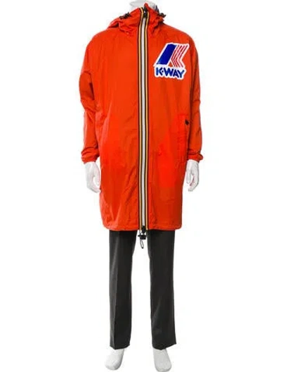 Pre-owned Dsquared2 Graphic Print Overcoat In Multi