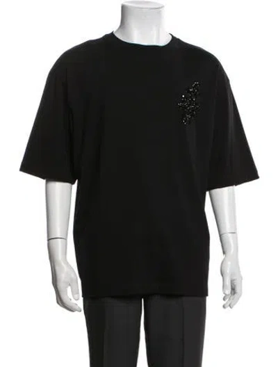 Pre-owned Dsquared2 Graphic Print Short Sleeve Shirt In Black