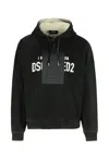 Dsquared2 Graphic Print Sweatshirt With Hood In Black
