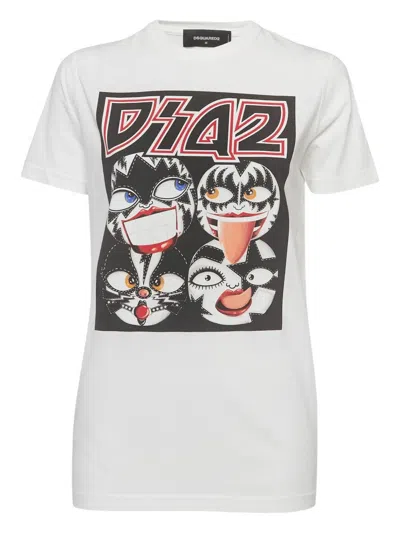 Pre-owned Dsquared2 Graphic-print T-shirt