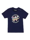 Dsquared2 Graphic-print T-shirt In Blue