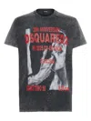 Dsquared2 Graphic-print T-shirt In Gray