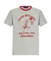 Dsquared2 Graphic-print T-shirt In Gray