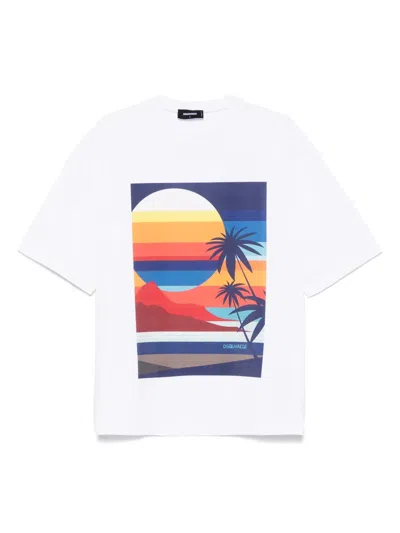DSQUARED2 GRAPHIC-PRINT T-SHIRT