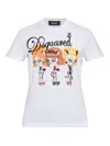 Dsquared2 Graphic-print T-shirt In White