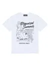 Dsquared2 Graphic Print T-shirt In White