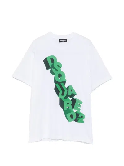 Dsquared2 Graphic-print T-shirt In White