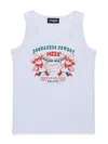 Dsquared2 Graphic-print Tank Top In White