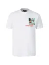 Dsquared2 Graphic Print T-shirt In White