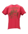Dsquared2 Graphic Printed Crewneck T-shirt In Pink