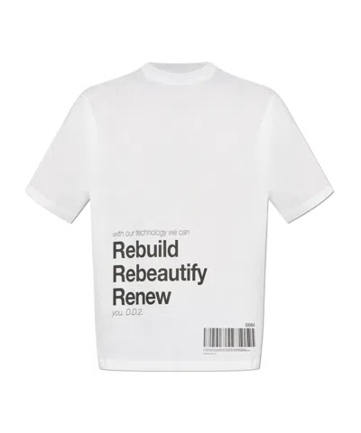 Dsquared2 Graphic-printed Crewneck T-shirt In White