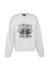 Dsquared2 Graphic-rint Sweatshirt In White