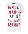 Dsquared2 Graphic Slogan T-shirt In White