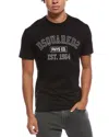 Dsquared2 Graphic T-shirt In Black