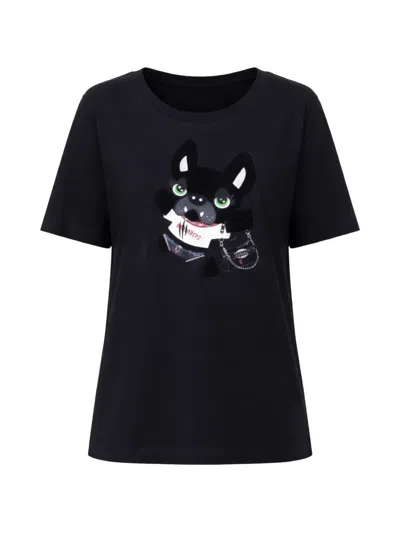 Dsquared2 Graphic T-shirt In Black