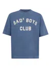 Dsquared2 Neutrals Bad Boys Club Embroidered T-shirt In Blue