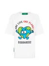 Dsquared2 Graphic T-shirt In White