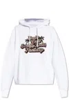 Dsquared2 Graphic-print Cotton Hoodie In White