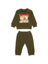 Dsquared2 Graphic-print Tracksuit In Green