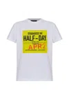 Dsquared2 Printed Crewneck T-shirt In White