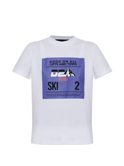 Dsquared2 Graphic-print T-shirt In White