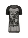 Dsquared2 Graphic-print Zip-detail Mini Dress In Multi