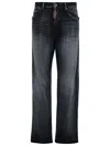 Dsquared2 Black Denim Jeans In Grey