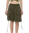 Dsquared2 Drawstring Cargo Shorts In Green