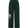 DSQUARED2 GREEN CASUAL TROUSERS FOR BOY WITH LOGO