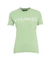 Dsquared2 Green Cotton Jersey T-shirt In Green
