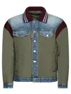 Dsquared2 Panelled Lightweight Jacket In Green