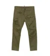 Dsquared2 Green Regular Cargo Pants In Green